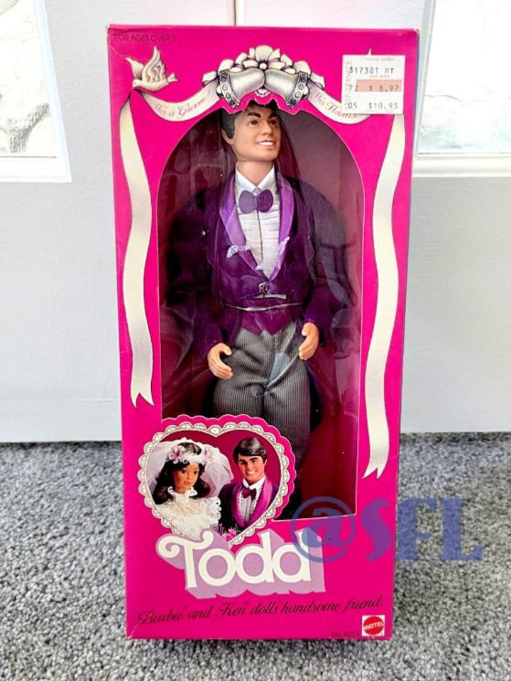 Vintage Mattel 1982 Todd Doll Barbie and Ken's Handsome Friend 4253 Sealed NRFB